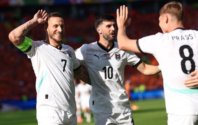 Футболисты Австрии обыграли Нидерланды на Евро-2024 со счетом 2:3