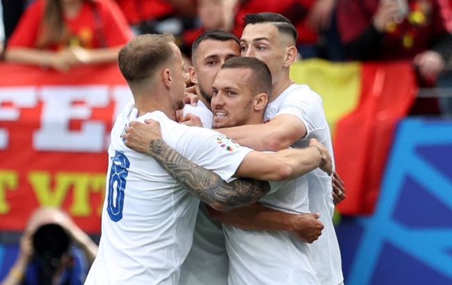 На Евро-2024 Словакия сенсационно обыграла сборную Бельгии в группе Украины