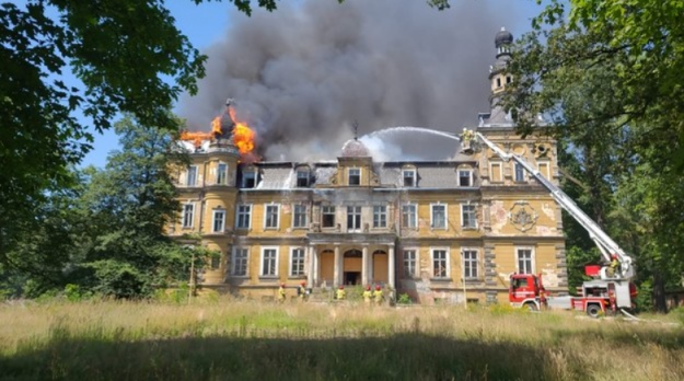 В Польше произошел пожар в старинном здании XIX века 