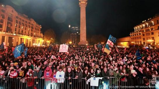 Протесты в Грузии в связи с итогами парламентских выборов закончились: оппозиция за час разошлась по домам