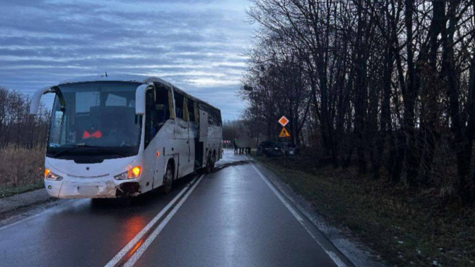 В Польше &#8212; ДТП с рейсовым автобусом: есть пострадавшие