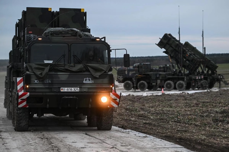 На границе Украины Германия установила две системы противовоздушной обороны Patriot 