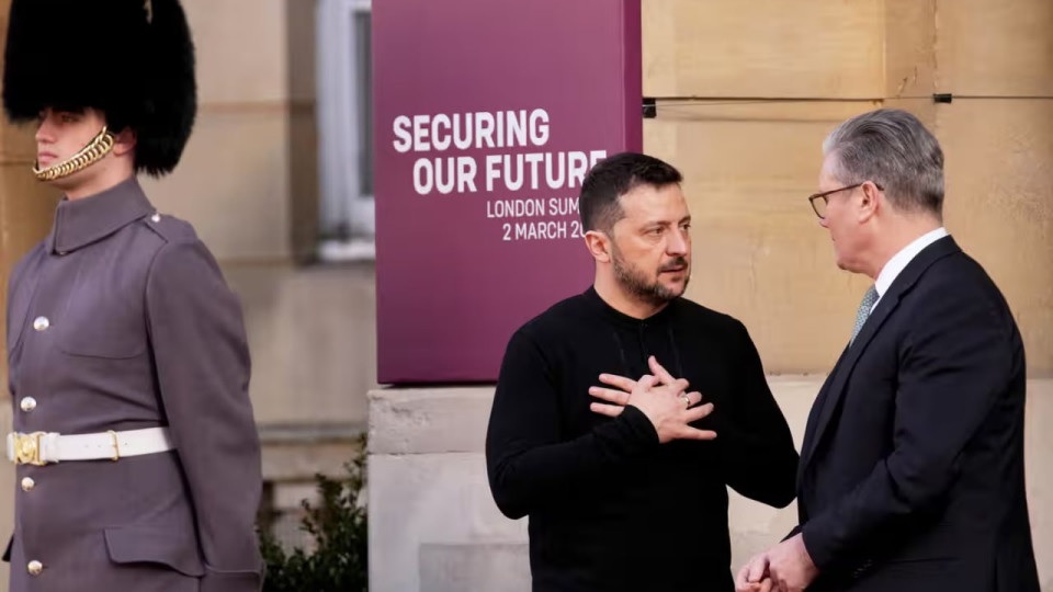 Зеленский прибыл на саммит по Украине в Лондоне