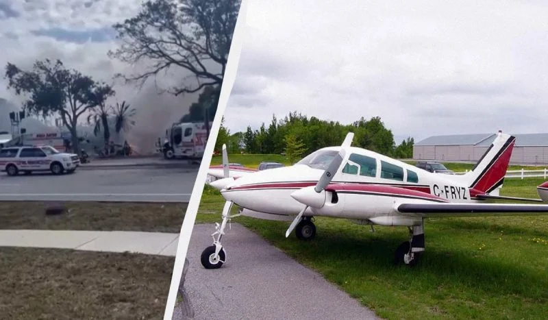 В США разбился самолёт, есть пострадавшие