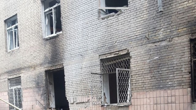 Обломками дрона в Киеве повреждены здания университета Шевченко, у студентов &#8212; стресс