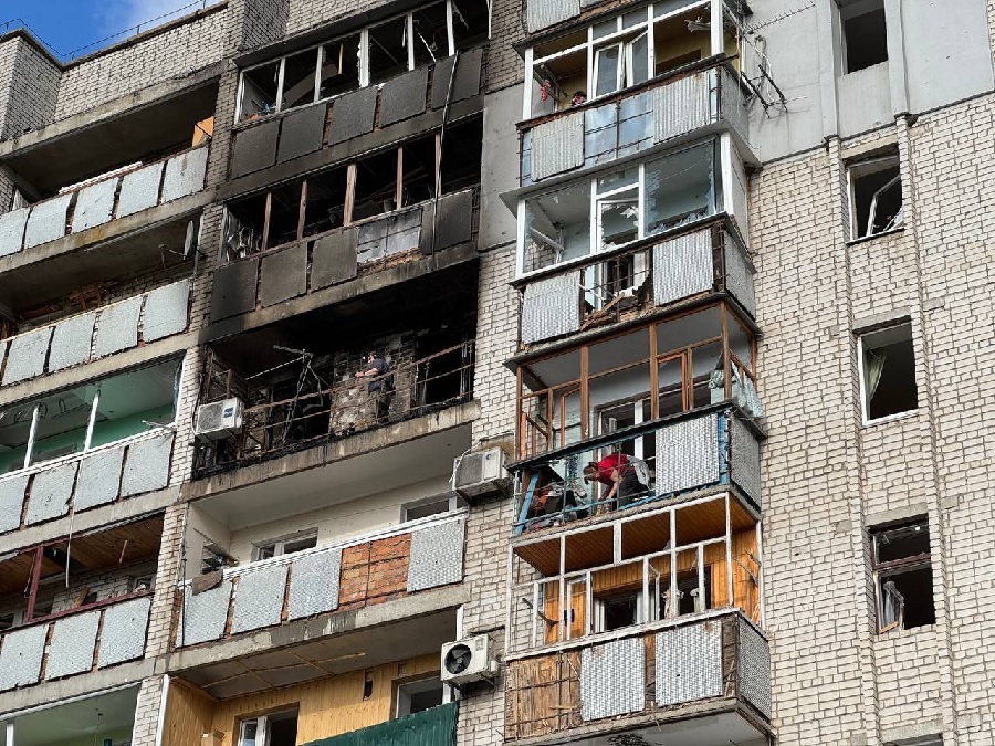 В Черкасской области в ходе ночного обстрела пострадали и ранены шесть человек, среди них один ребенок