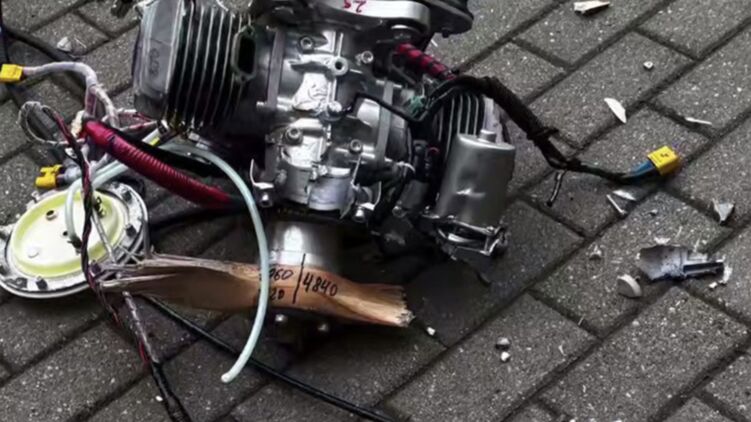 В Минске упал дрон с маркировкой на украинском языке