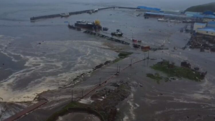 Людей эвакуируют: цунами достигло Японии и США после того, как у Камчатки произошло мощное землетрясение