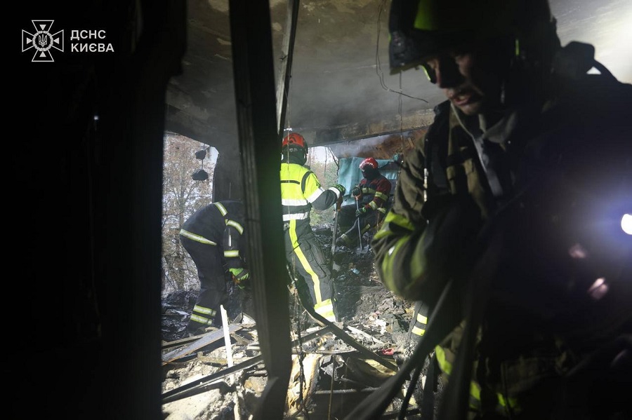 Аварийно-спасательные работы в Киеве после массированной атаки РФ завершены &#8212; ГСЧС