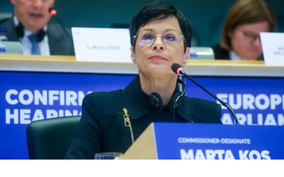 Еврокомиссар Кос, ответственная за расширение, прибыла в Украину с трехдневным визитом