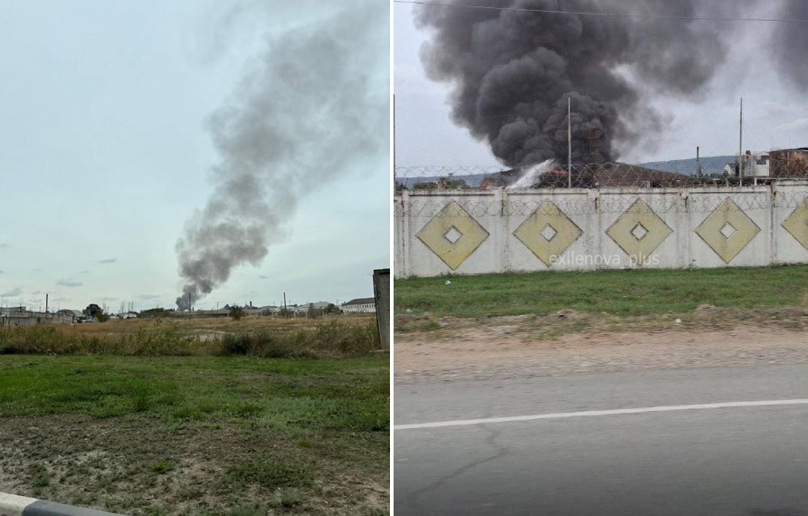 В Феодосии произошел пожар на НПЗ &#8212; соцсети