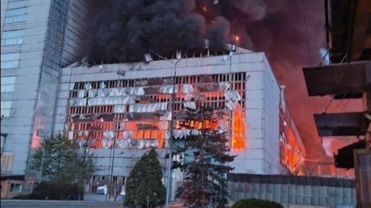 Ночью атаке беспилотников подверглась Трипольская ТЭС под Киевом