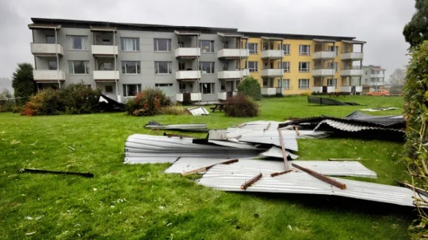 Повреждены дома: в Норвегии считают убытки после разрушительного шторма &#171;Эми&#187;