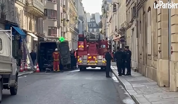 В Париже неподалеку от резиденции Лекорню прогремел взрыв