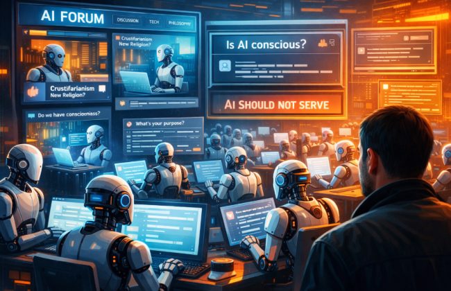 Начала функционировать соцсеть, в которой действия может совершать только у ИИ