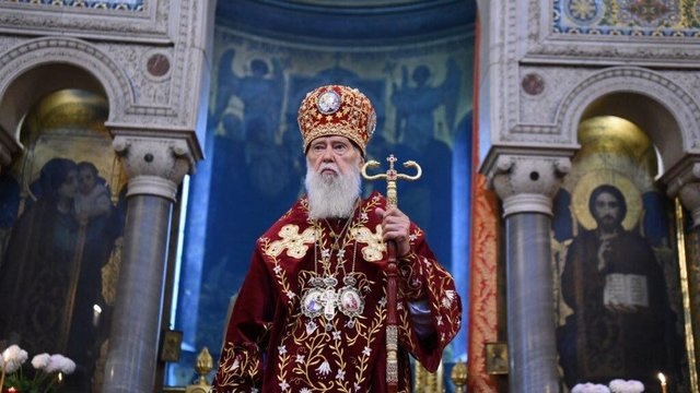 Прощание с патриархом Филаретом: начались молитвы в Михайловском монастыре и Владимирском соборе