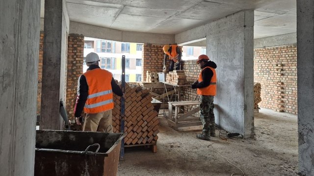 Киевгорстрой сообщил о ходе работ на строительных площадках