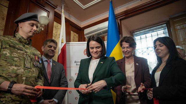 В Киеве открыто представительство демократической Беларуси – Тихановская