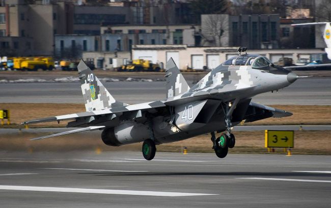 В Полтавской области разбился истребитель МиГ-29