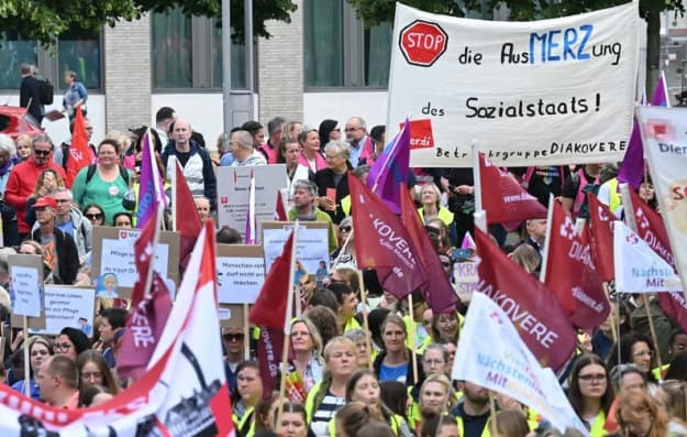 В Германии вспыхнули протесты медиков из-за планов сокращения расходов на сферу здравоохранения