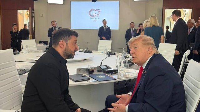 Трамп назвал «хорошей» встречу с Зеленским на полях саммита G7 и планирует провести еще одну