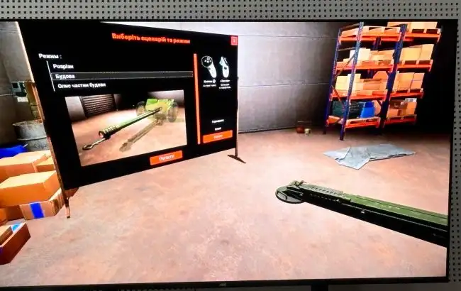 В Украине разработали первый VR-тренажер для обслуживания оружия: как он работает