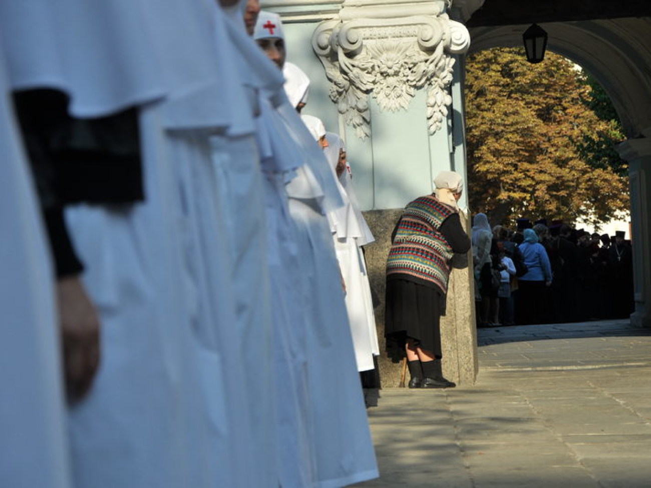 В Киево-Печерскую Лавру прибыла Плащаница Пресвятой Богородицы, 19 сентября 2012г.