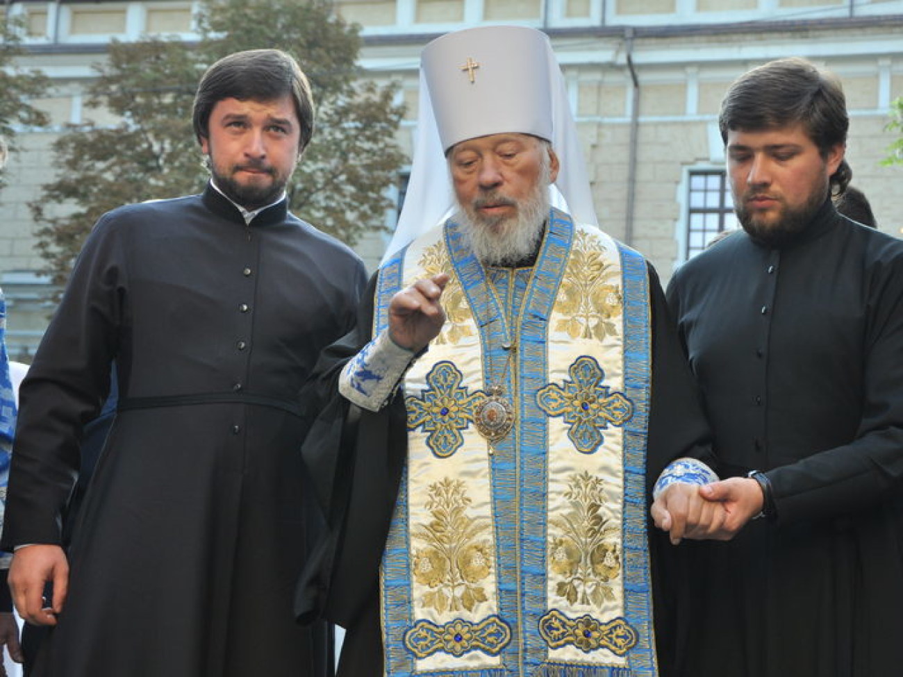 В Киево-Печерскую Лавру прибыла Плащаница Пресвятой Богородицы, 19 сентября 2012г.