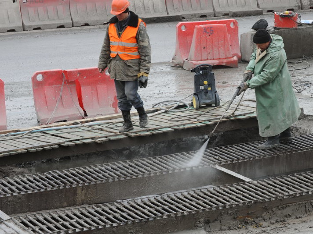 Реконструкция Почтовой площади в Киеве, 12 ноября 2012 г.