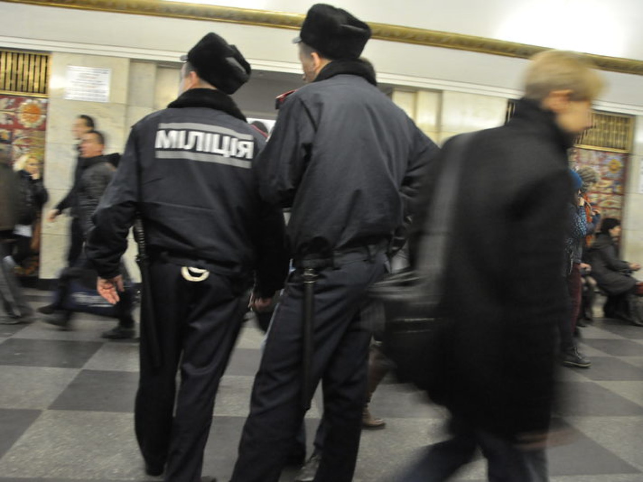 В столичном метро случилась пробка, 26 ноября 2012г.