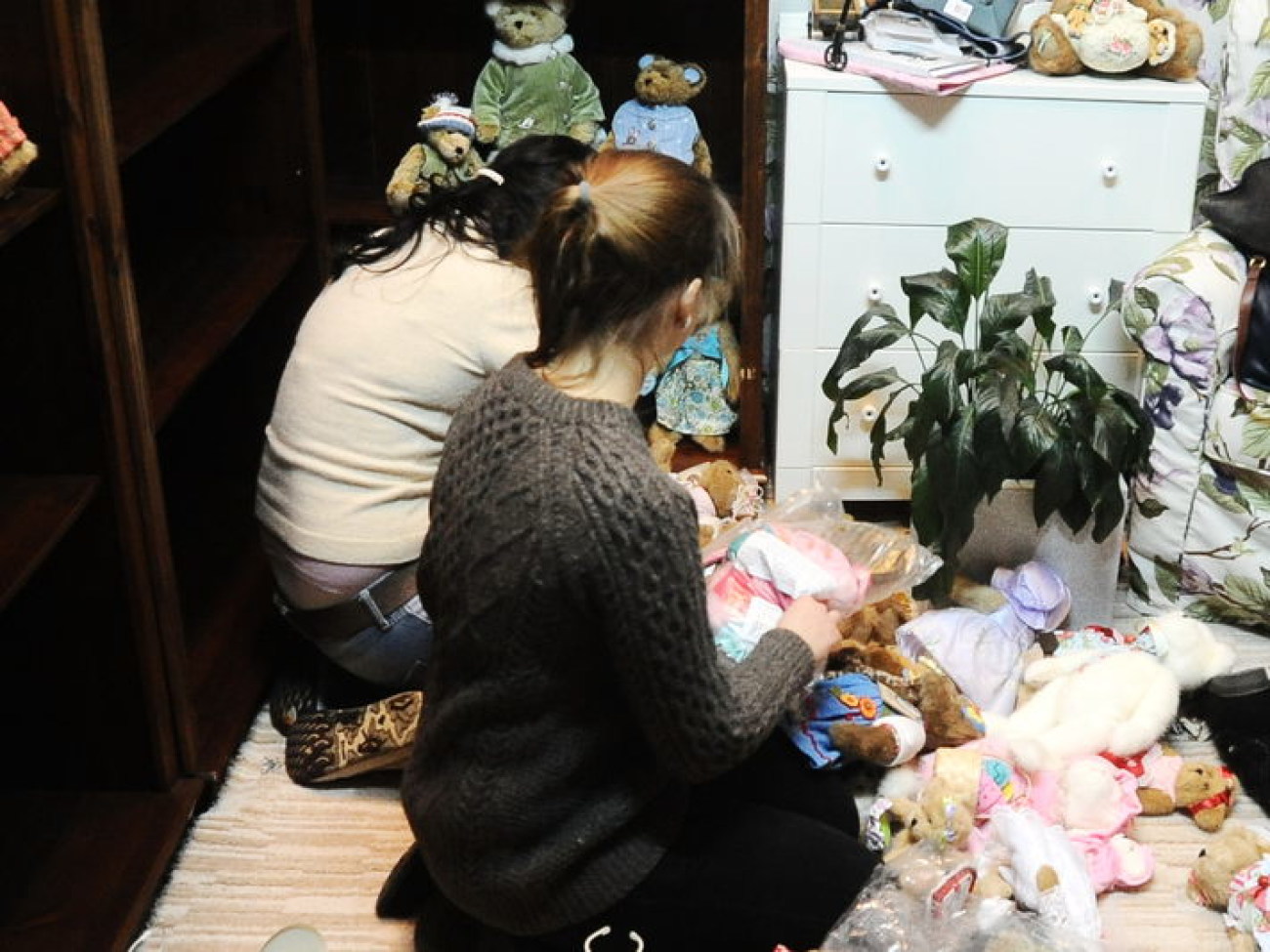В Киеве открылась выставка мишек Тедди и фарфоровых кукол, 20 декабря 2012г.