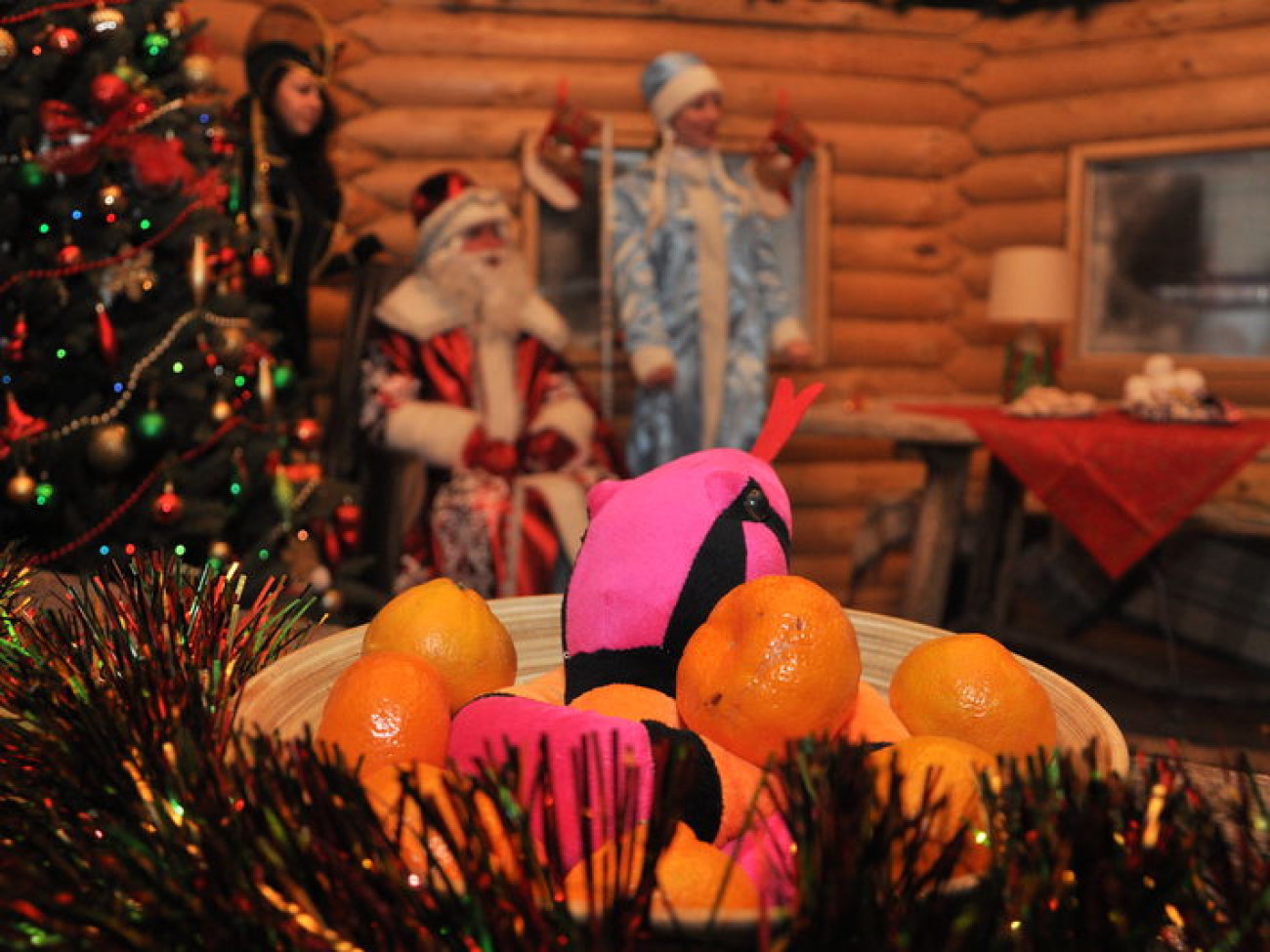 На Майдане Независимости открыли резиденцию Деда Мороза, 22 декабря 2012г.