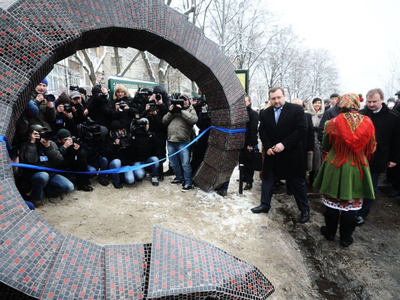 На Пейзажной аллее появился новый арт-объект, 14 января 2013г.