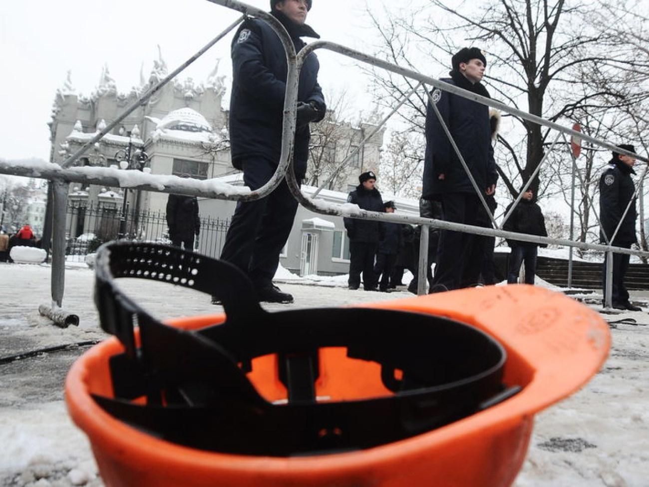 Львовские шахтеры пикетировали Президента, 15 января 2013г.