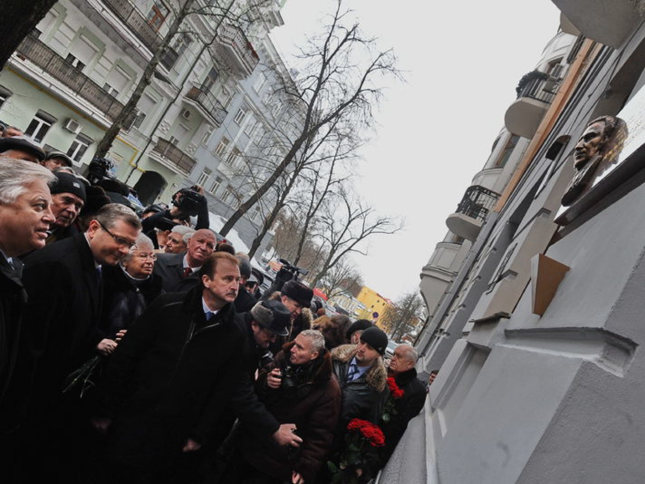 В Киеве открыли мемориальную доску Владимиру Щербицкому, 15 февраля 2013г.
