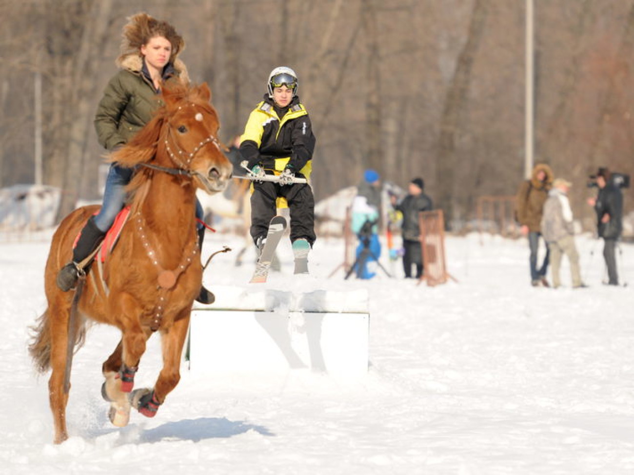 В Киеве состоялся зимний фестиваль экстремальных видов спорта Snow Free Games, 24 февраля 2013г.