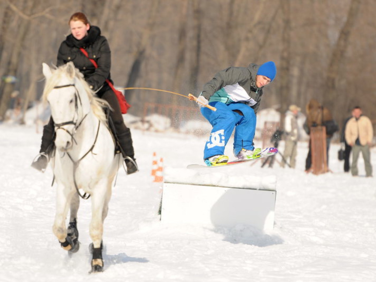 В Киеве состоялся зимний фестиваль экстремальных видов спорта Snow Free Games, 24 февраля 2013г.