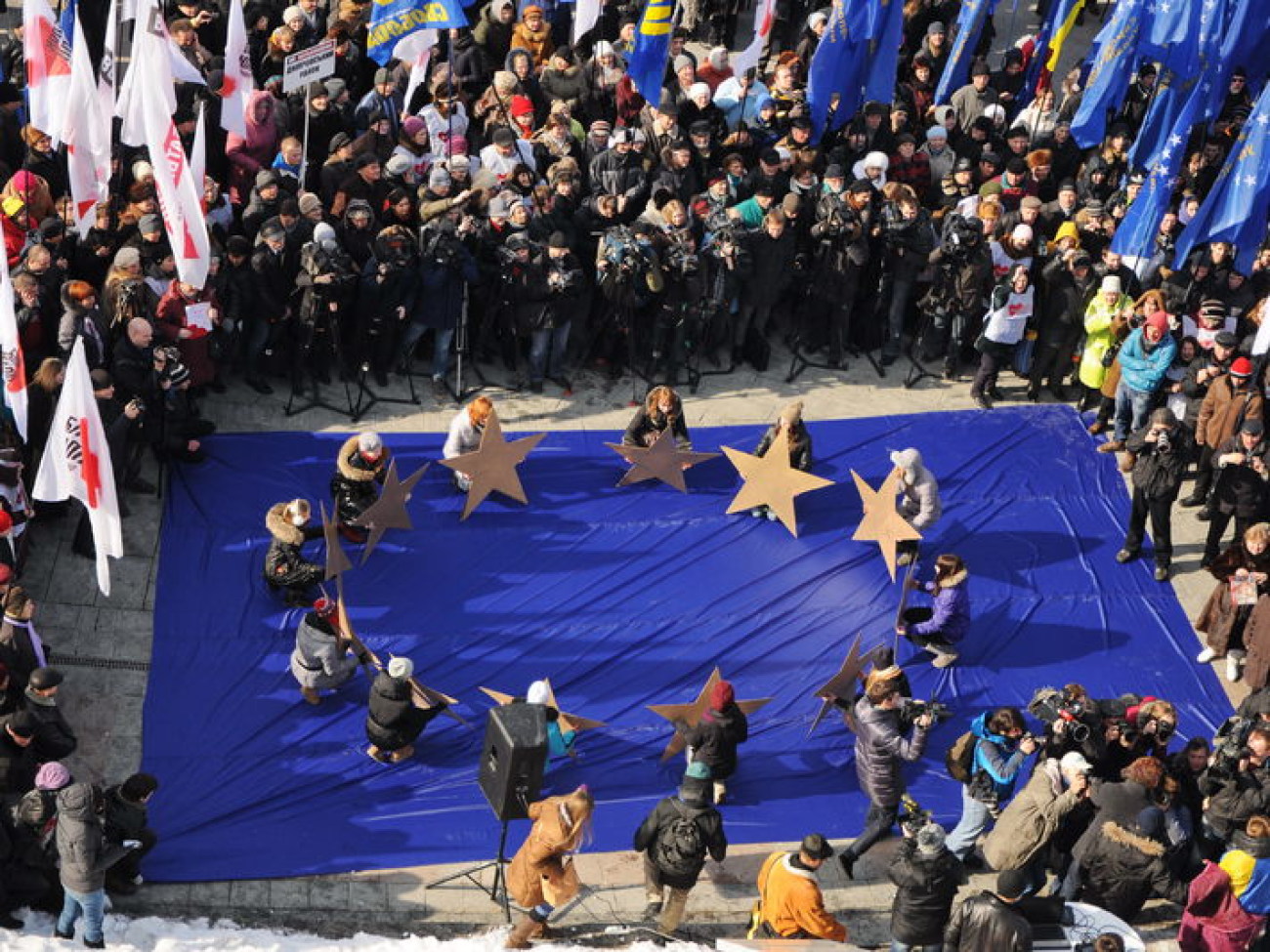 В Киеве прошел &#171;Марш против политических репресий&#187;, 25 февраля 2013г.