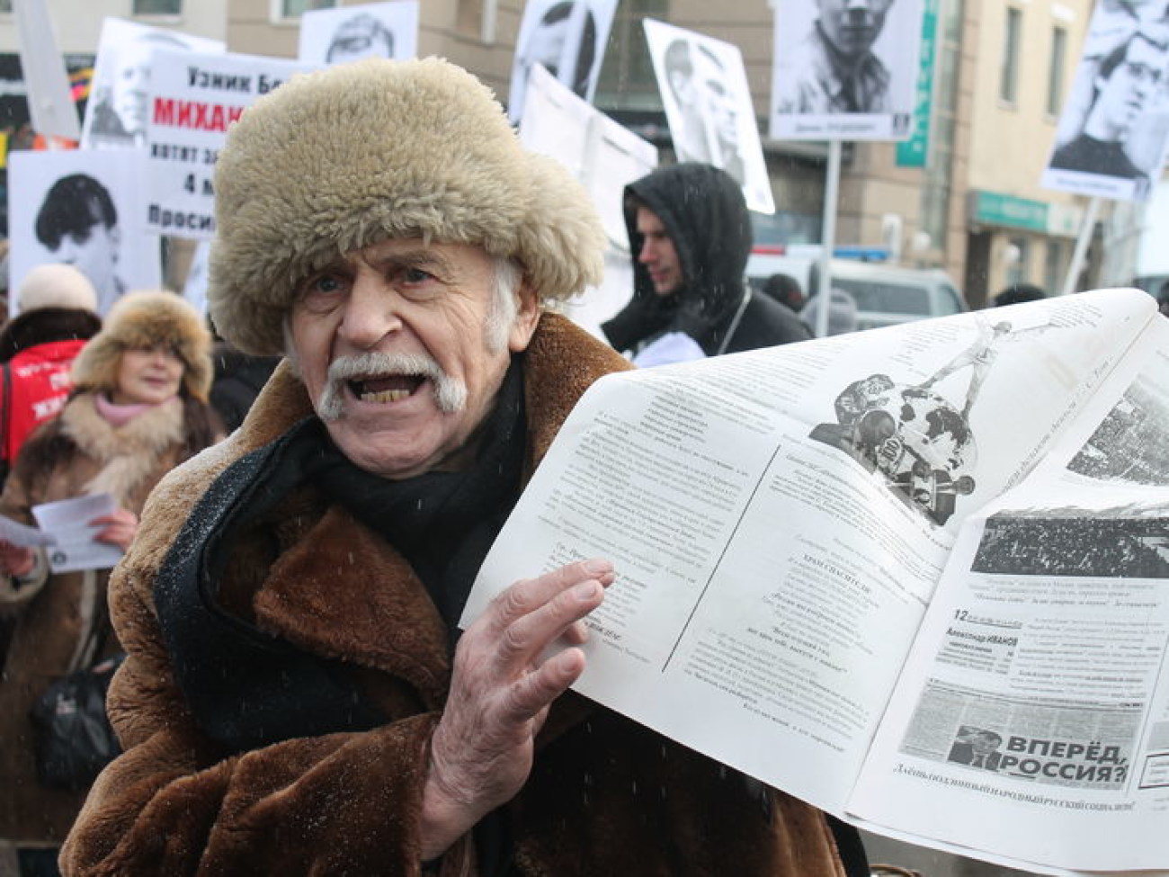 В Москве оппозиция провела «Социальный марш», 2 марта 2013г.