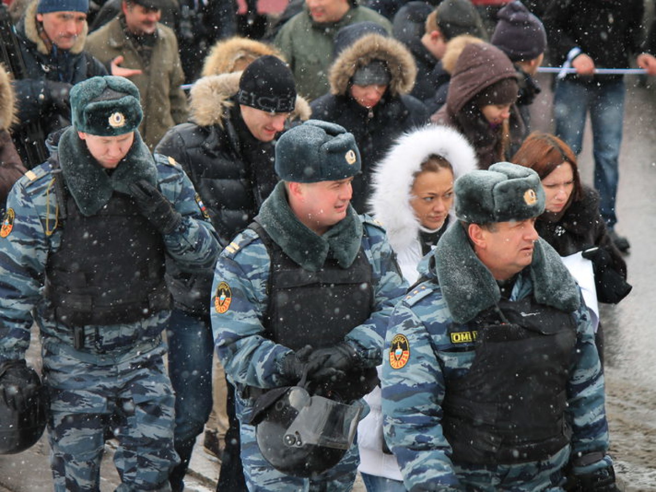 В Москве оппозиция провела «Социальный марш», 2 марта 2013г.