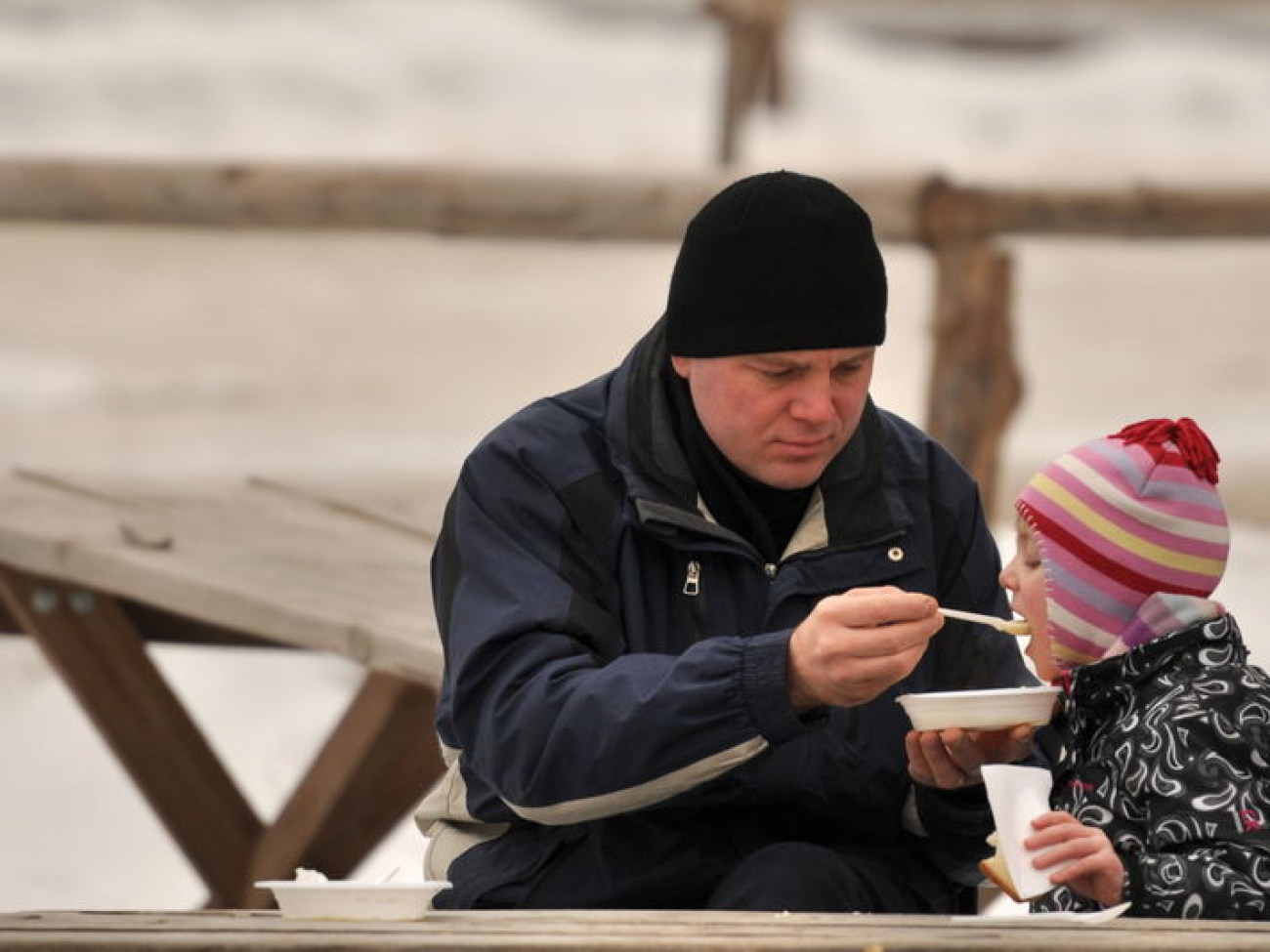 В Киеве испекли 100-метровую колбасу, 9 марта 2013г.