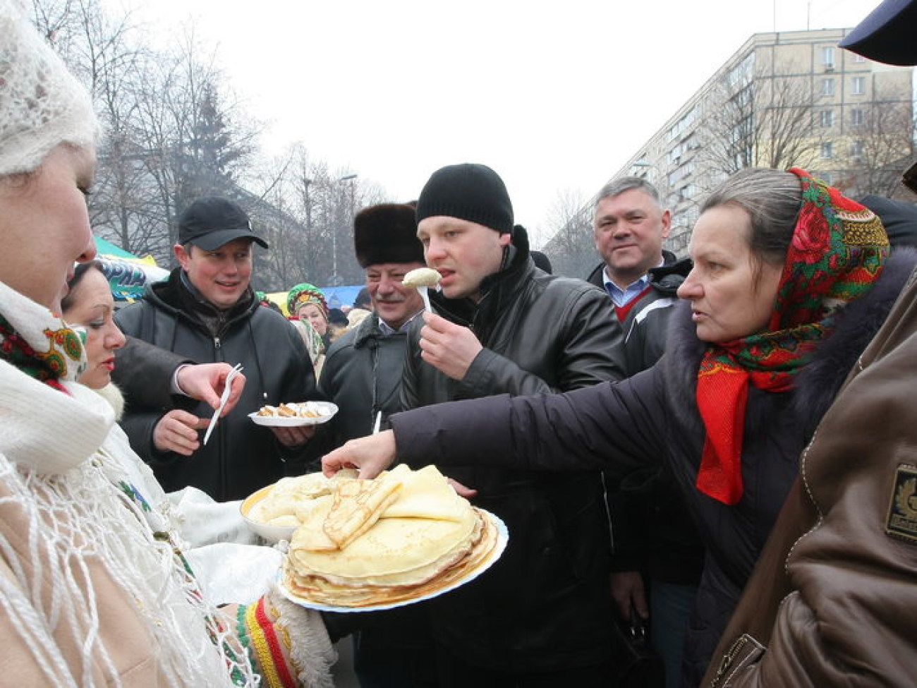 На Киевщине начали праздновать Масленицу