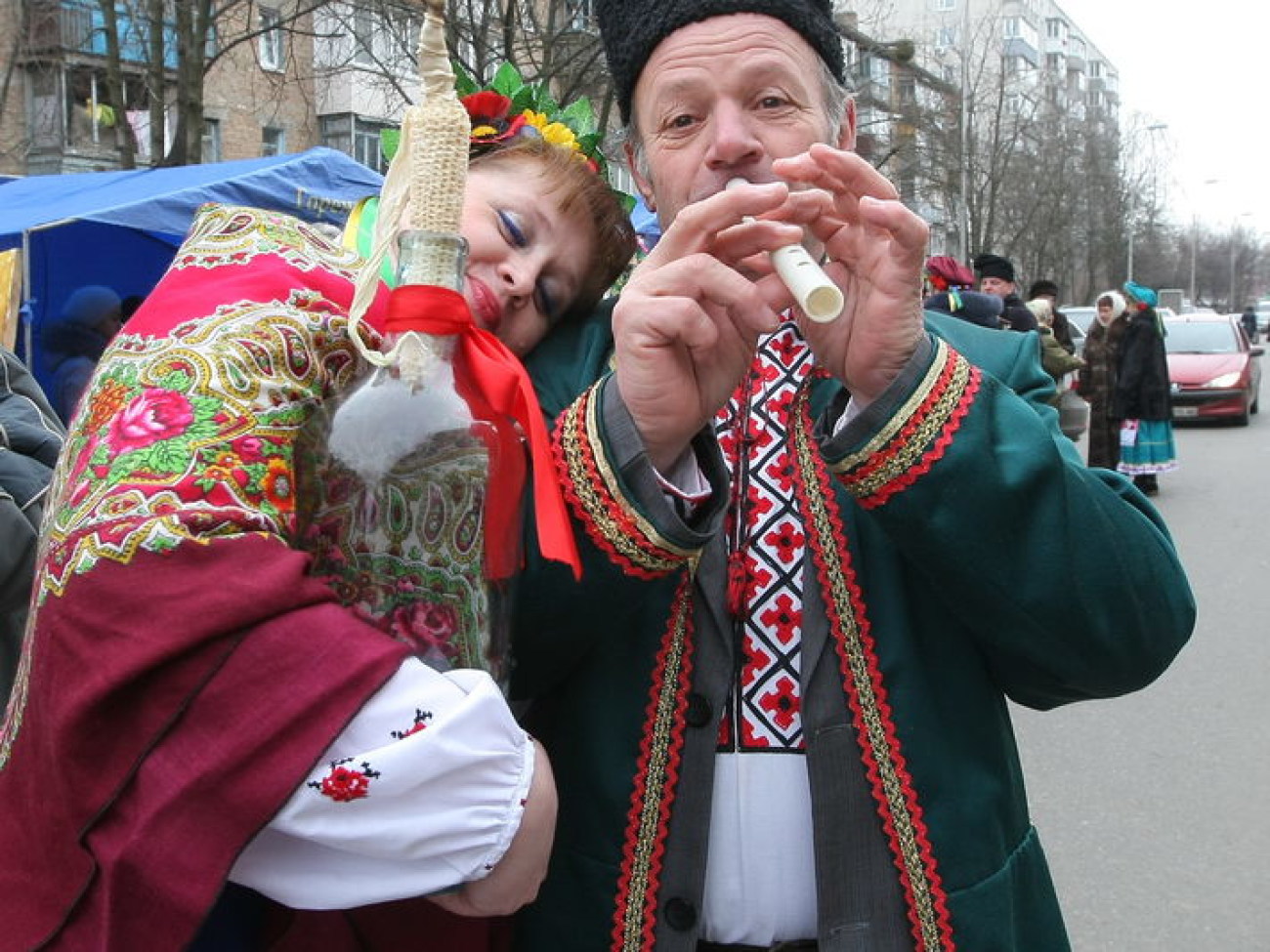 На Киевщине начали праздновать Масленицу