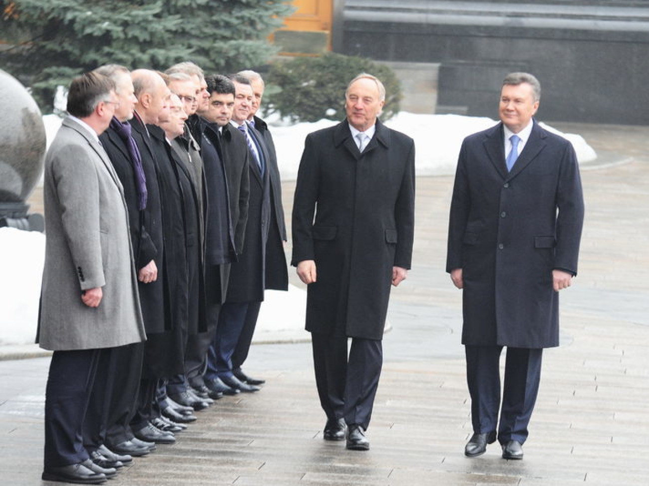 В Украину приехал президент Латвии, 14 марта 2013г.