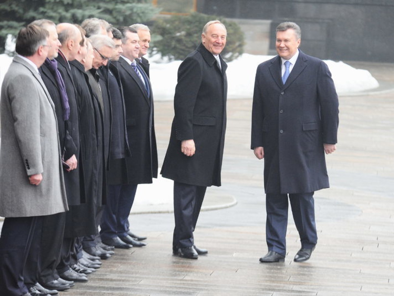 В Украину приехал президент Латвии, 14 марта 2013г.