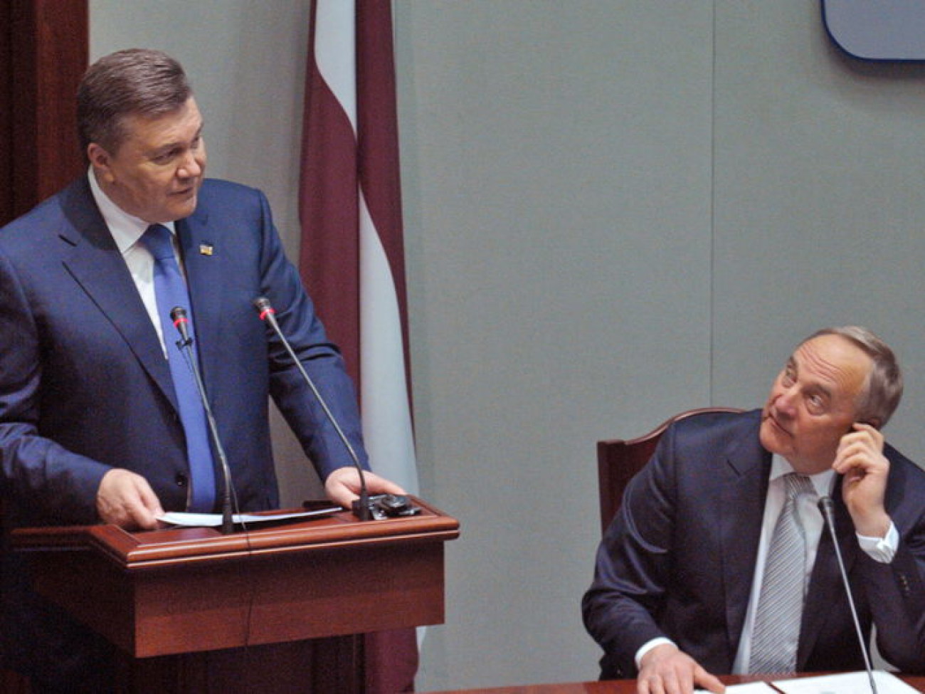 В Украину приехал президент Латвии, 14 марта 2013г.