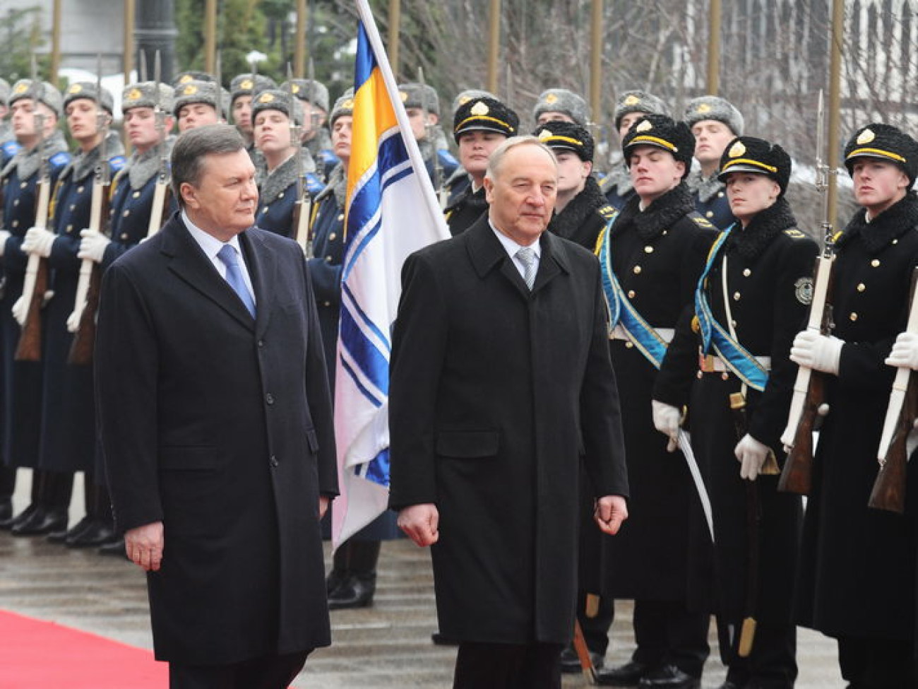 В Украину приехал президент Латвии, 14 марта 2013г.