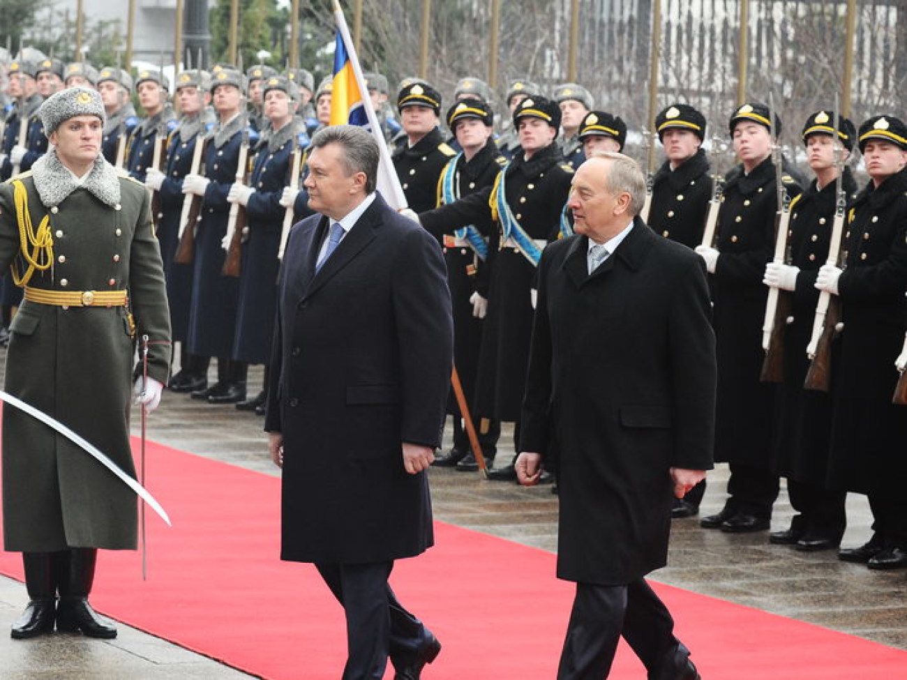 В Украину приехал президент Латвии, 14 марта 2013г.