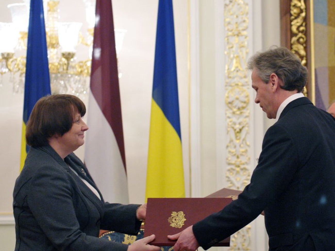 В Украину приехал президент Латвии, 14 марта 2013г.