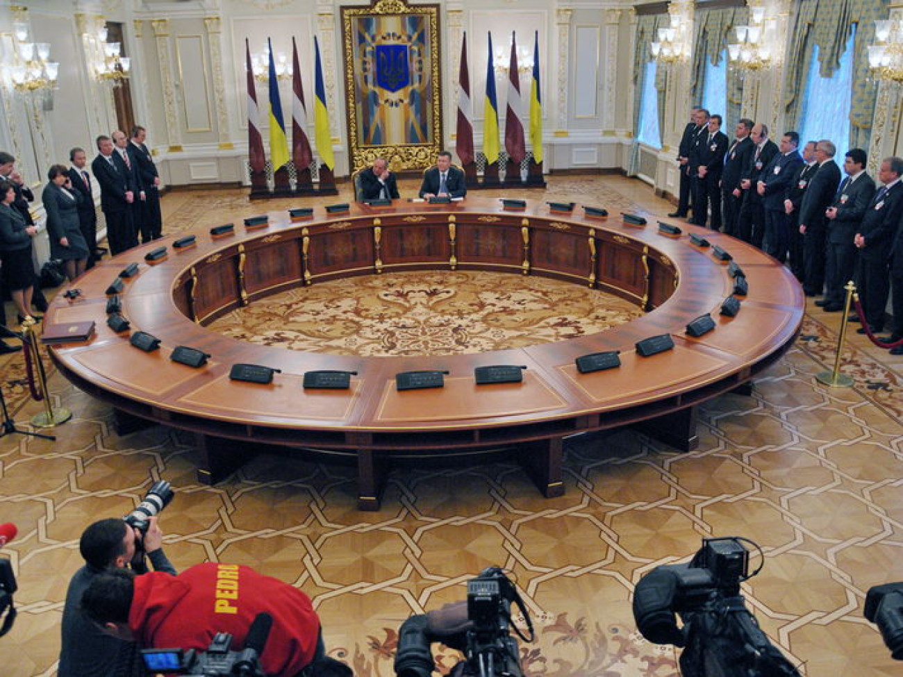 В Украину приехал президент Латвии, 14 марта 2013г.